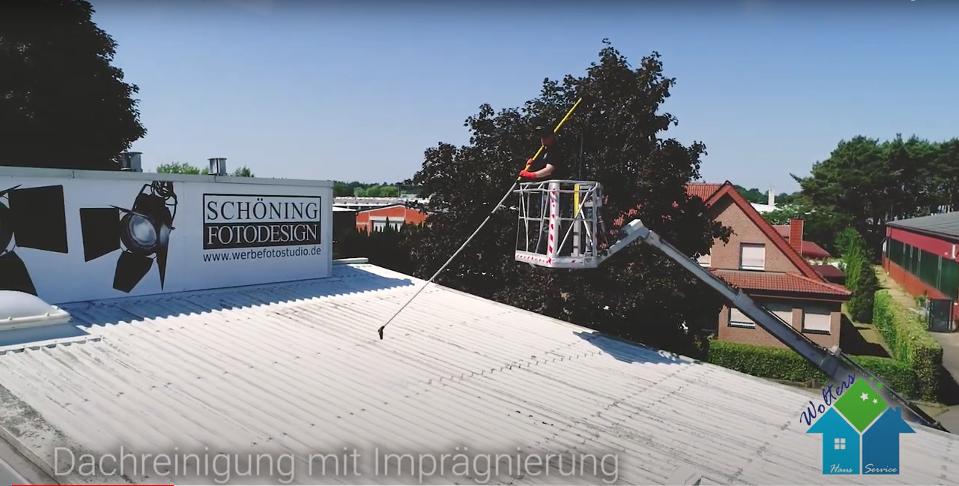 Dach-Komplettreinigung f&uuml;r Kunden in Freren, Beesten und Messingen.